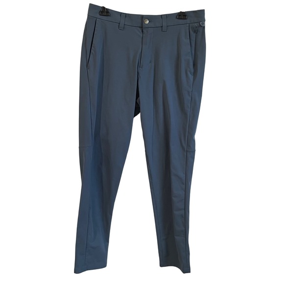 Lululemon Mens Blue 31 ABC Pants Slim‎ Fit Warpstreme Performance (32x29.5) - Picture 1 of 9